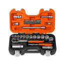 BAHCO 1/4"+ 3/8" topnøglesæt 34 dele S330