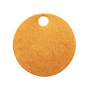 DIESELLA Mærkeskilt i messing Ø27 mm med Ø4 mm hul (10 stk)