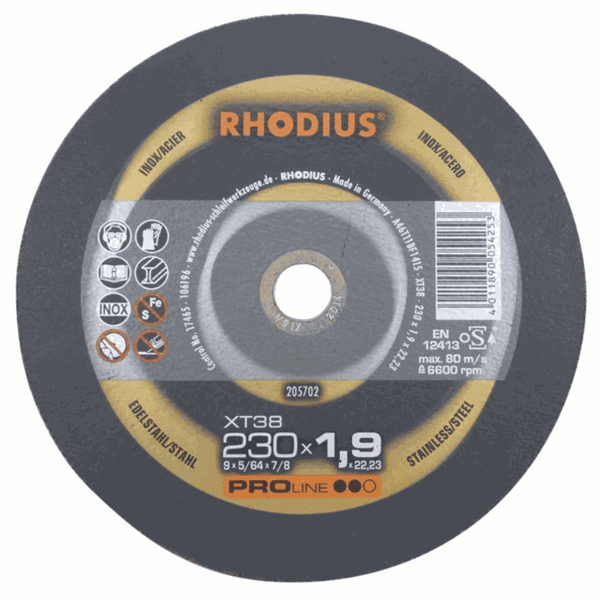 Rhodius skæreskive XT38 1,9mm 230mm