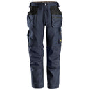 SNICKERS Canvas+ stretch-arbejdsbukser+ med hylsterlommer 6224 navy