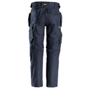SNICKERS Canvas+ stretch-arbejdsbukser+ med hylsterlommer 6224 navy