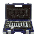 BATO Topnøglesæt 3/8" 6kt. EVA 29 dele.
