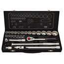 BATO Topnøglesæt 1/2" 12kt. 27 dele.