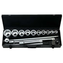 BATO Topnøglesæt 3/4" 6kt. 14 dele.