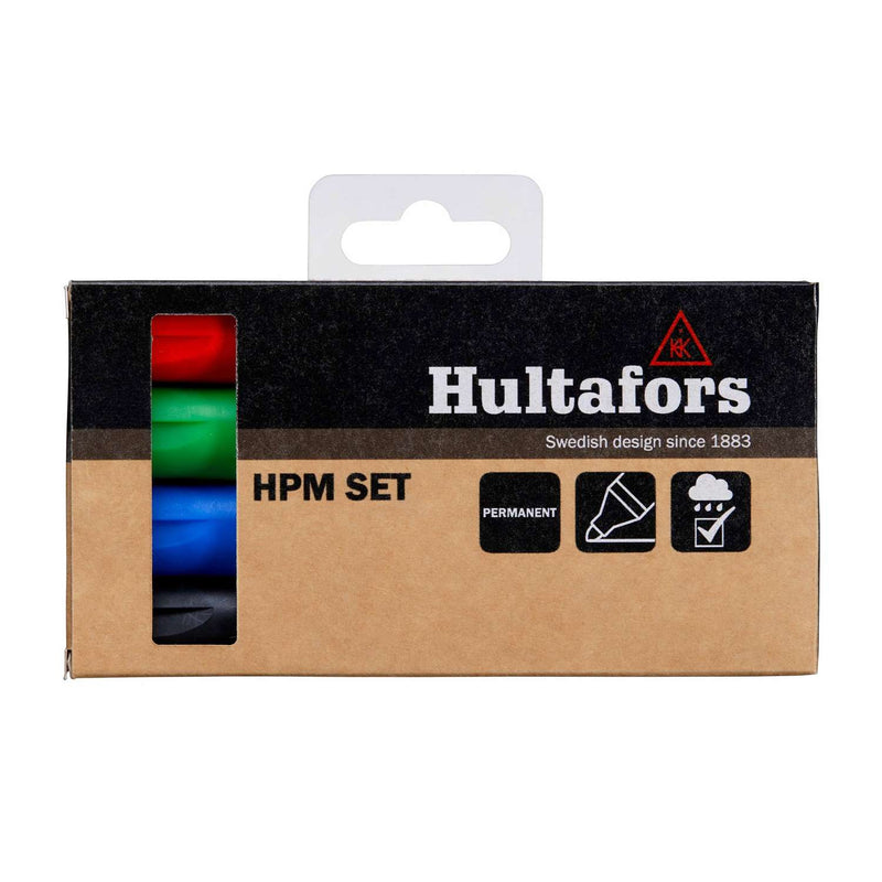 HULTAFORS Permanent marker sæt HPM SET 4 farver