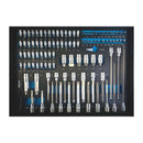 KRAFTMAN Værktøjsvogn XXL 250 dele med skum