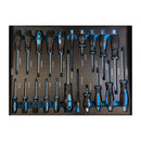 KRAFTMAN Værktøjsvogn XXL 250 dele med skum