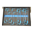 KRAFTMAN Værktøjsvogn 247 dele med skum