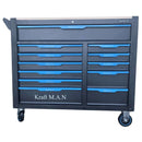 KRAFTMAN Værktøjsvogn 501 dele stor m/træplade