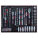 KRAFTMAN Værktøjsvogn 285 dele pro model