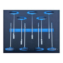 KRAFTMAN Værktøjsvogn 501 dele stor m/træplade