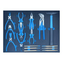 KRAFTMAN Værktøjsvogn 501 dele stor m/træplade