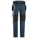 SNICKERS Bukser i stretch med hylsterlommer 6218 navy/sort