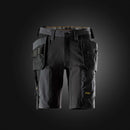 SNICKERS Shorts i stretch med hylsterlommer 6118 koksgrå/sort