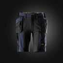 SNICKERS Shorts i stretch med hylsterlommer 6118 navy/sort