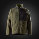 SNICKERS Polartec®-jakke i pelsfiber 8016 khakigrøn/sort