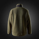 SNICKERS Polartec®-jakke i pelsfiber 8016 khakigrøn/sort