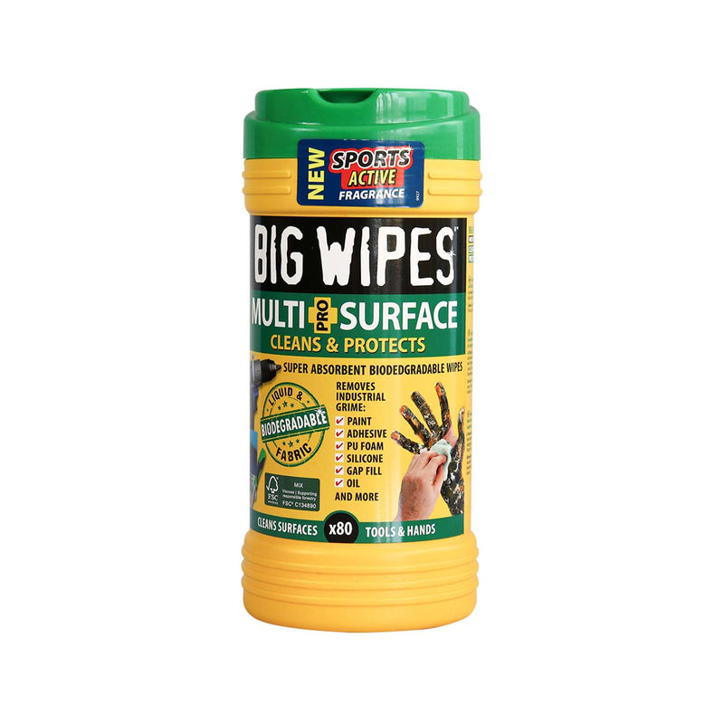 BIG WIPES Renseservietter Multi-surface - grøn