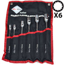 BATO Dobbelt lednøglesæt 8-19 mm