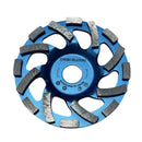 SR Diamant Slibekop 125mm SPIRAL blå