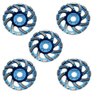SR Diamant Slibekop 125mm SPIRAL blå 5 STK