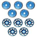 SR Diamantsæt 5 x slibekop 5 x fliseklinge 125mm blå