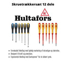 HULTAFORS Skruetrækkersæt 12 dele