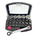 BATO Bits/Topsæt SplineLock 25 dele 1/4"