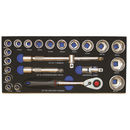 BATO Værktøjsvogn 7 skuffer og skab XXL 389 dele 9147-389