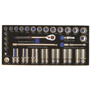 BATO Værktøjsvogn 7 skuffer og skab XXL 389 dele 9147-389