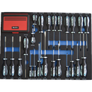 BATO Værktøjsvogn 7 skuffer og skab XXL 389 dele 9147-389