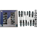 BATO Skruetrækkersæt Kærv/Torx/Ph/Pz 12 dele.