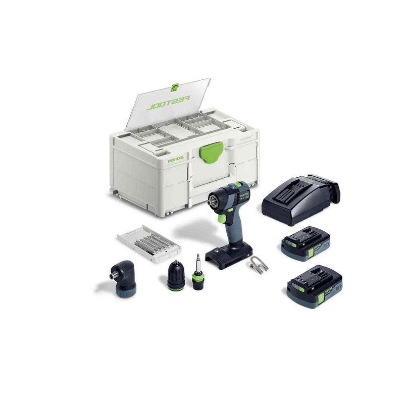 FESTOOL Akku bore-/skruemaskine TXS 18 C 3,0-Set