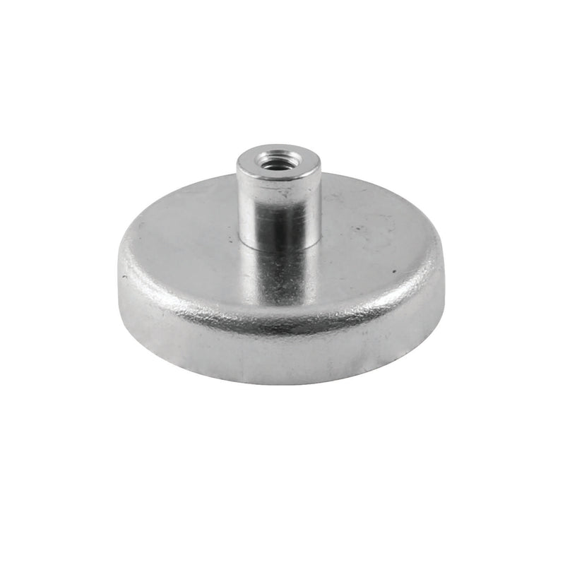 Diesella Ferrit pottemagnet Ø50mm M6 gevindbøsning (200N)