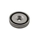 DIESELLA Neodymium Pottemagnet Ø16x4,5 undersænket skruehul Ø3,5mm