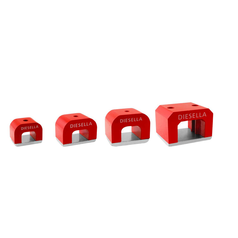 Diesella Hestesko magnet 57x40,5x35mm 2xØ7,9mm hul (250N)