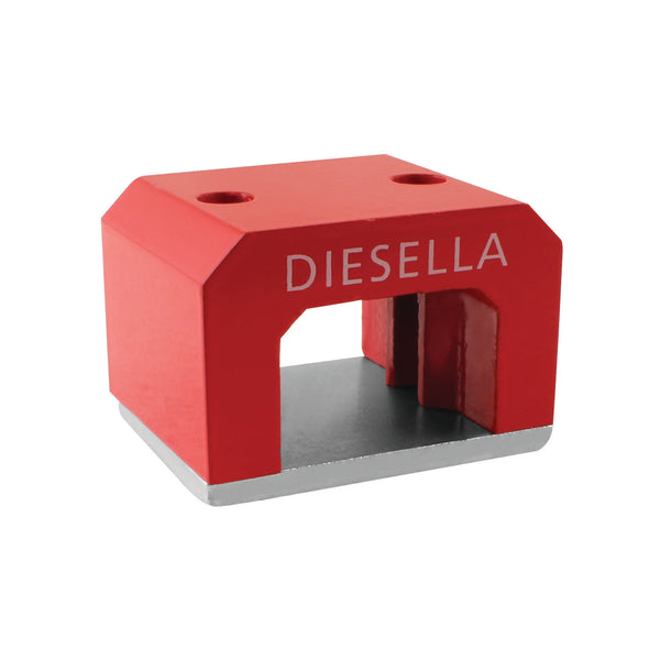 Diesella Hestesko magnet 57x40,5x35mm 2xØ7,9mm hul (250N)