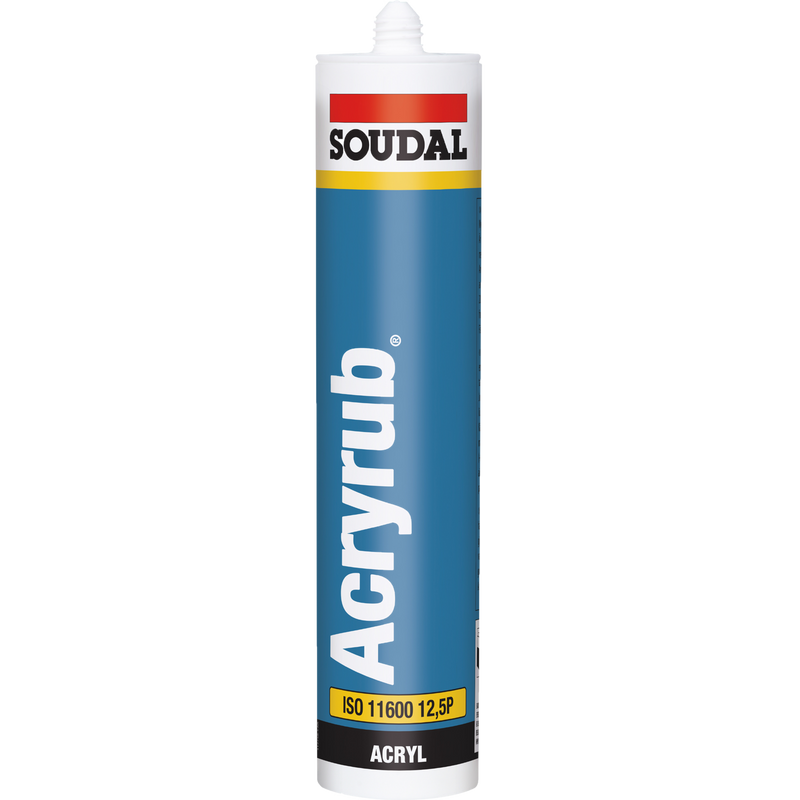 SOUDAL akrylfuge Acryrub 310ml patron frostsikker