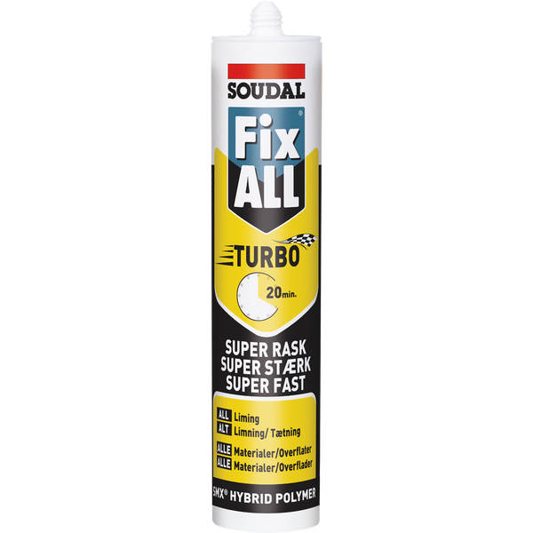 SOUDAL hurtig montagelim Fix ALL® Turbo 290ml