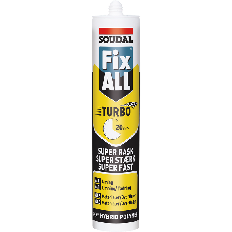 SOUDAL hurtig montagelim Fix ALL® Turbo 290ml