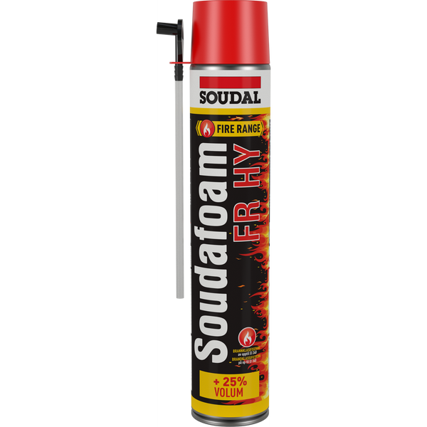 SOUDAL brandskum Soudafoam FR 750ml rød