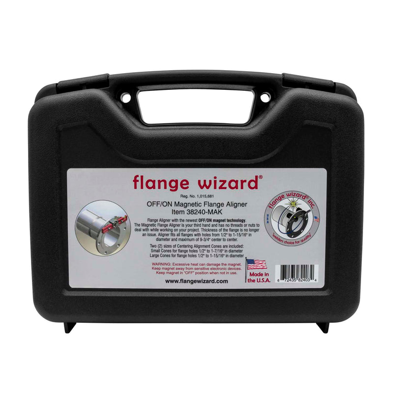 DIESELLA FLANGE WIZARD Magnetisk Flangejusterings sæt med vaterpas, magnet og centerkegler