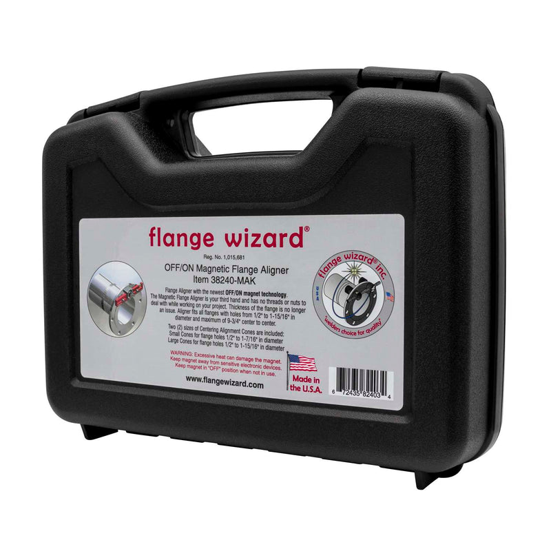 DIESELLA FLANGE WIZARD Magnetisk Flangejusterings sæt med vaterpas, magnet og centerkegler