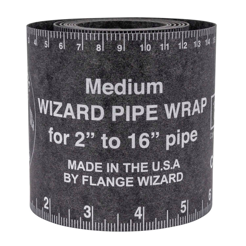 DIESELLA FLANGE WIZARD Wrap-Around WW-17 Medium for 2"-16" rør (60" Længde / 3 7/8" Bredde)