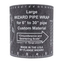 DIESELLA FLANGE WIZARD Wrap-Around WW-17A Large for 6"-30" rør (120" Længde / 5 1/4" Bredde)