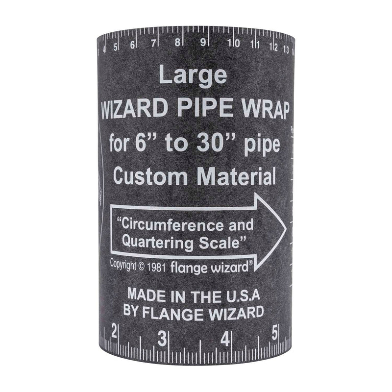 DIESELLA FLANGE WIZARD Wrap-Around WW-17A Large for 6"-30" rør (120" Længde / 5 1/4" Bredde)