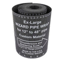 DIESELLA FLANGE WIZARD Wrap-Around WW-19 Extra-Large for 12"-48" rør (180" Længde / 7" Bredde)