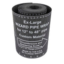 DIESELLA FLANGE WIZARD Wrap-Around WW-19 Extra-Large for 12"-48" rør (180" Længde / 7" Bredde)