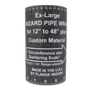 DIESELLA FLANGE WIZARD Wrap-Around WW-19 Extra-Large for 12"-48" rør (180" Længde / 7" Bredde)