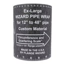 DIESELLA FLANGE WIZARD Wrap-Around WW-19 Extra-Large for 12"-48" rør (180" Længde / 7" Bredde)
